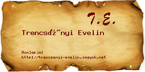 Trencsényi Evelin névjegykártya